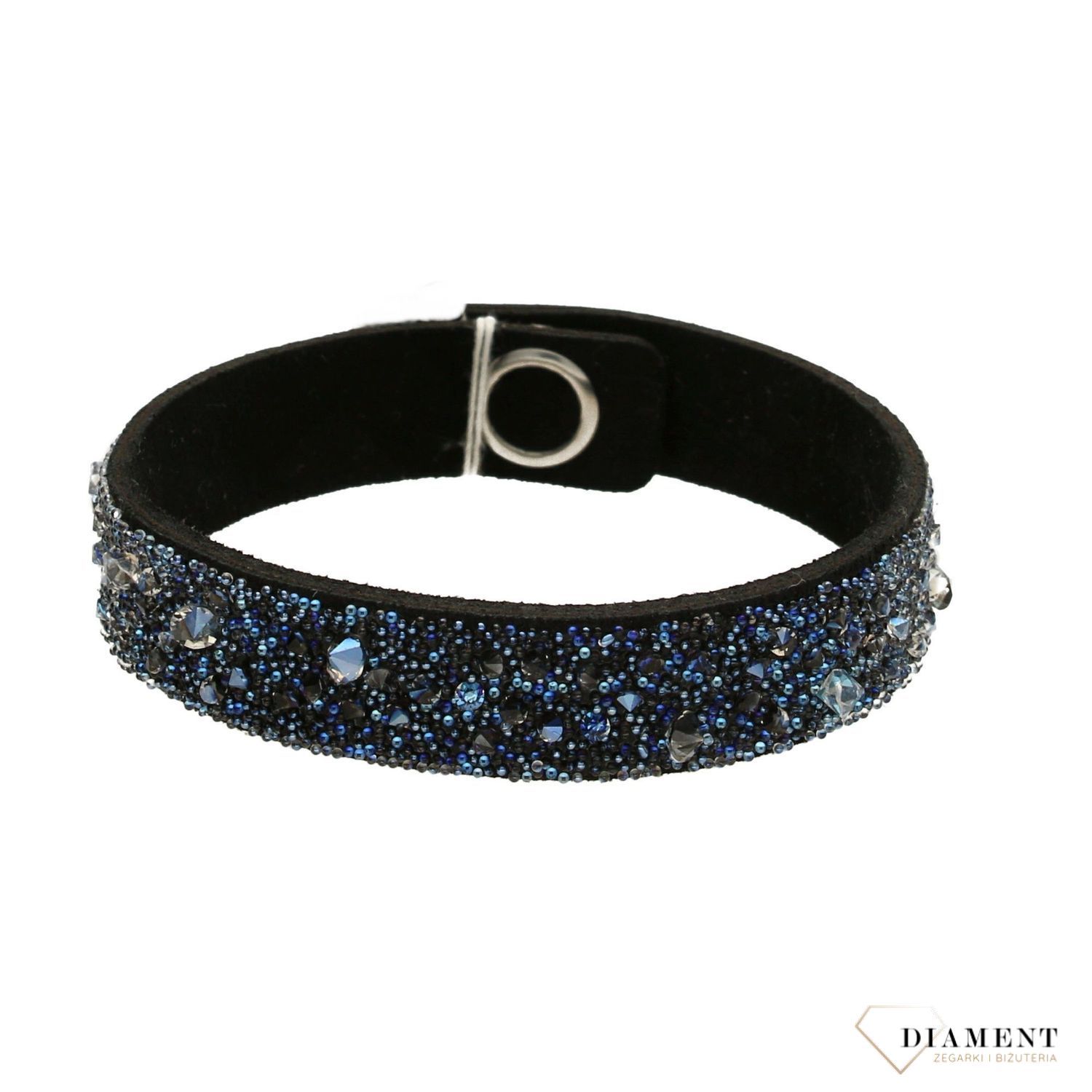 Bransoletka damska Swarovski granatowy kryształ BA 100-1MOL.jpg